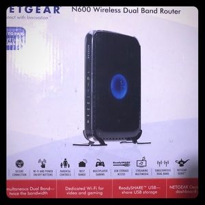 NETGEAR N600 Dual Band Wi-Fi Router WNDR3400 WiFi